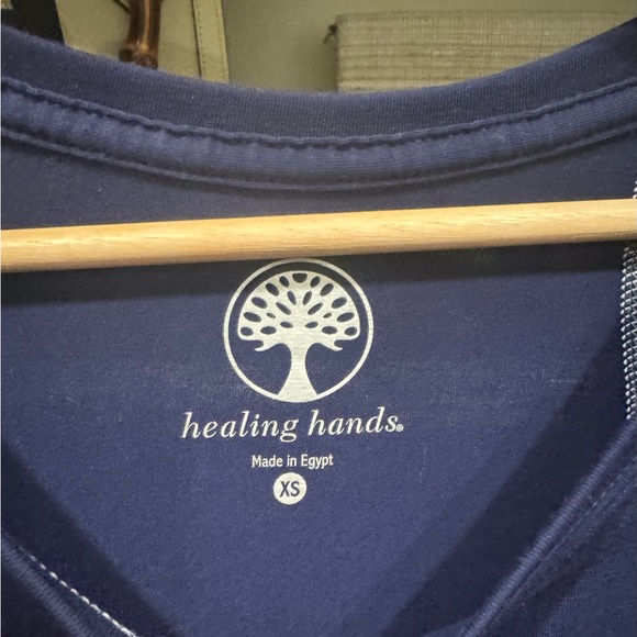 Women’s x-small Healing Hands scrub undershirts. Excellent condition never worn. - Picture 3 of 3